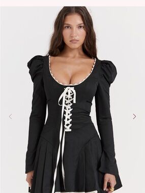 House of CB Black Larisa Dress